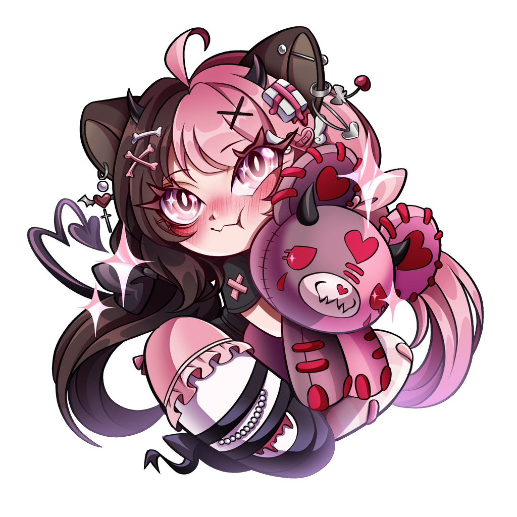 Lucky Akuma Sticker