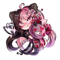 Lucky Akuma Sticker
