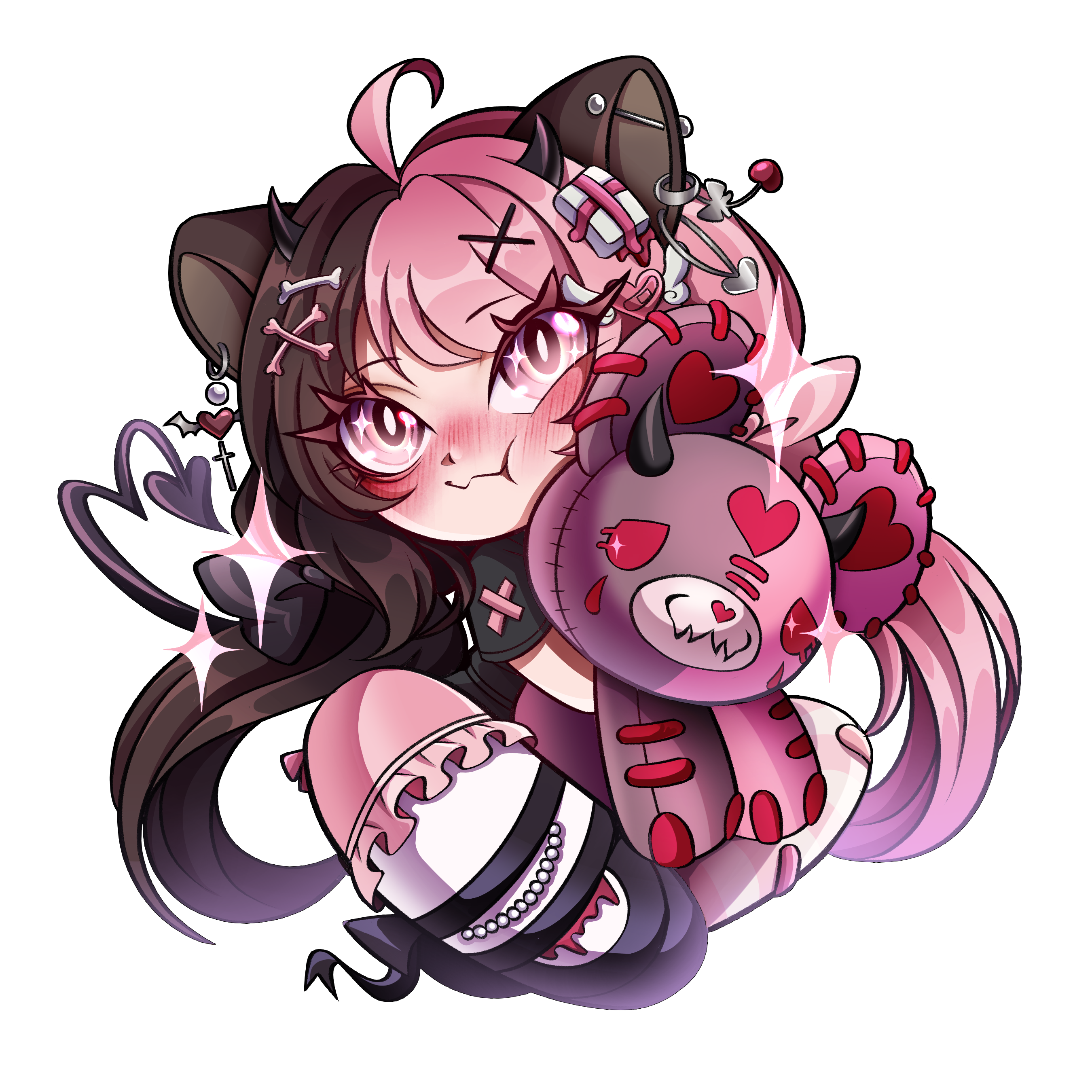 Lucky Akuma Sticker