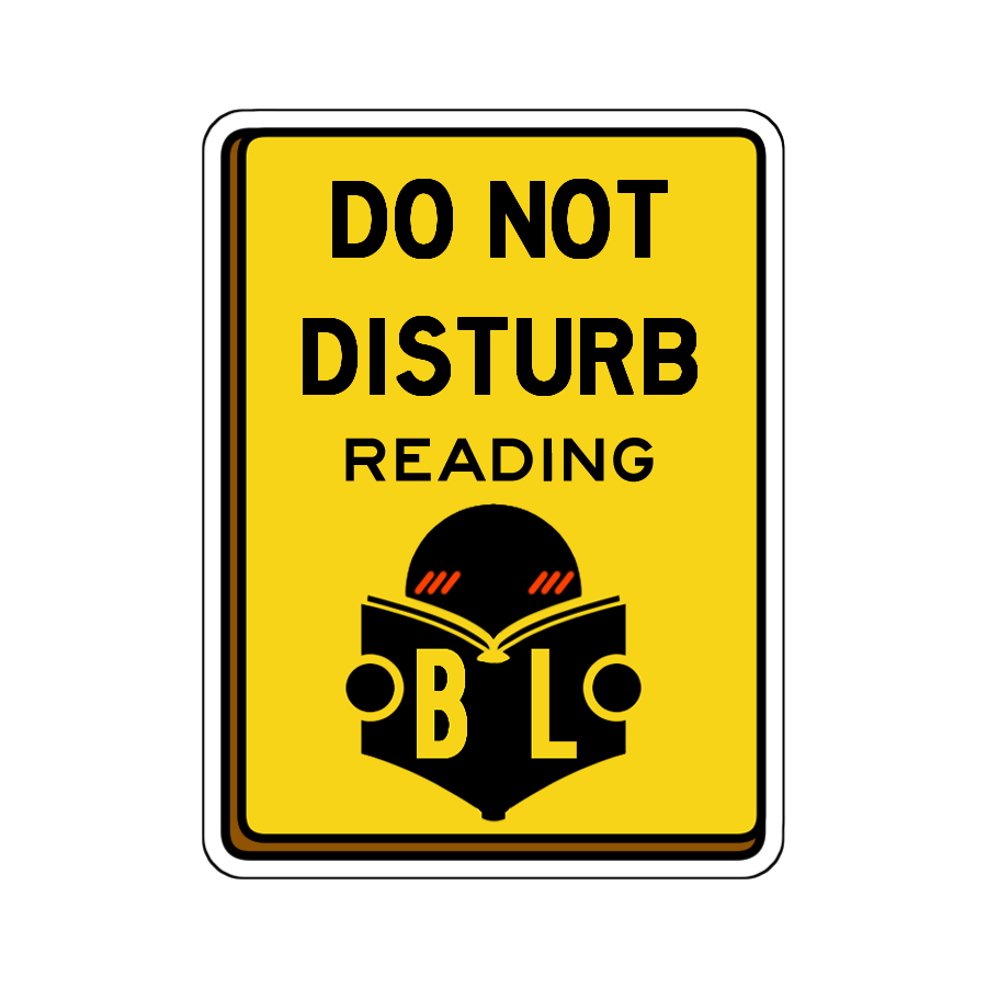 Do Not Disturb Reading BL Sticker