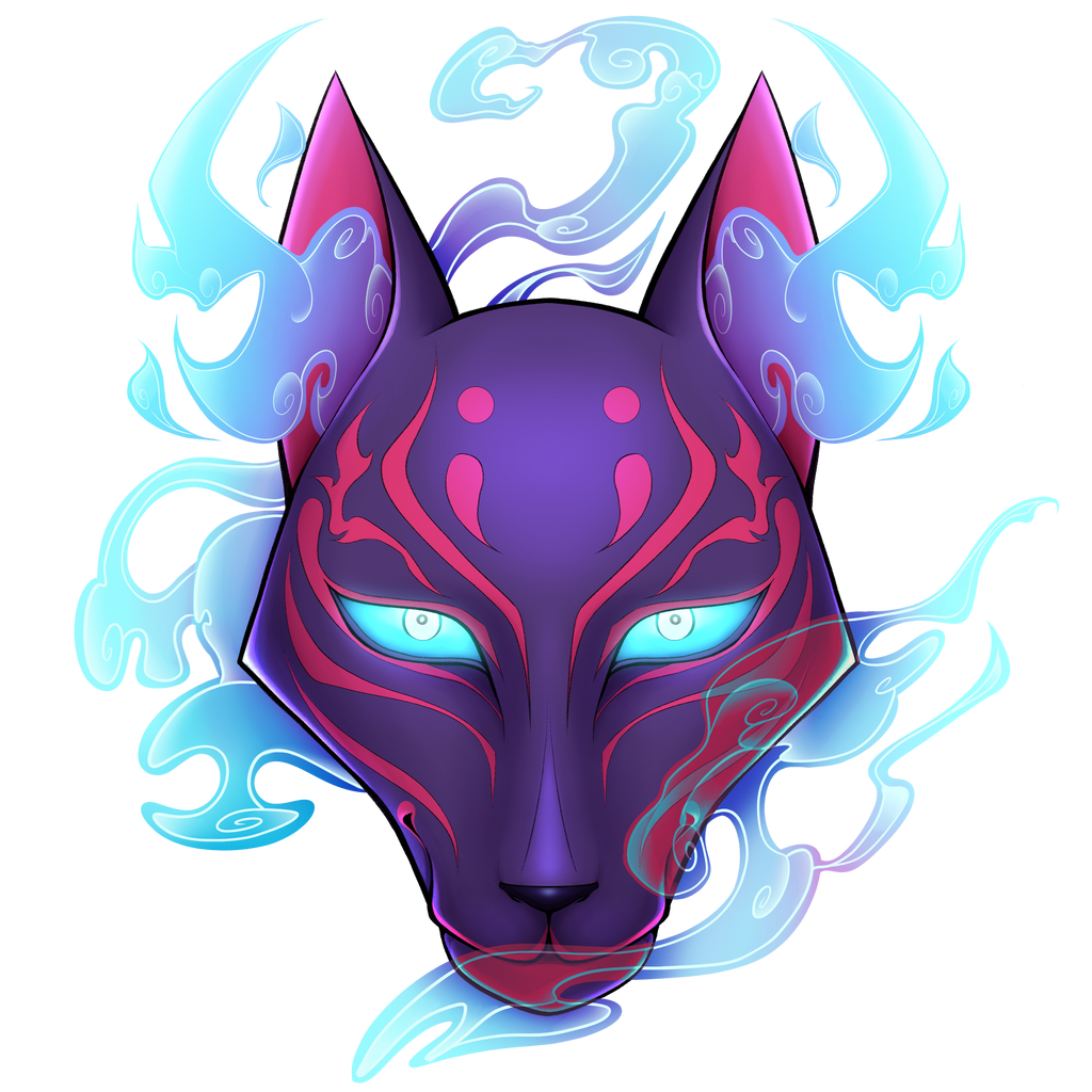 Fox Mask Sticker