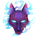 Fox Mask Sticker