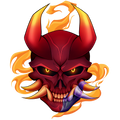 Oni Mask Sticker