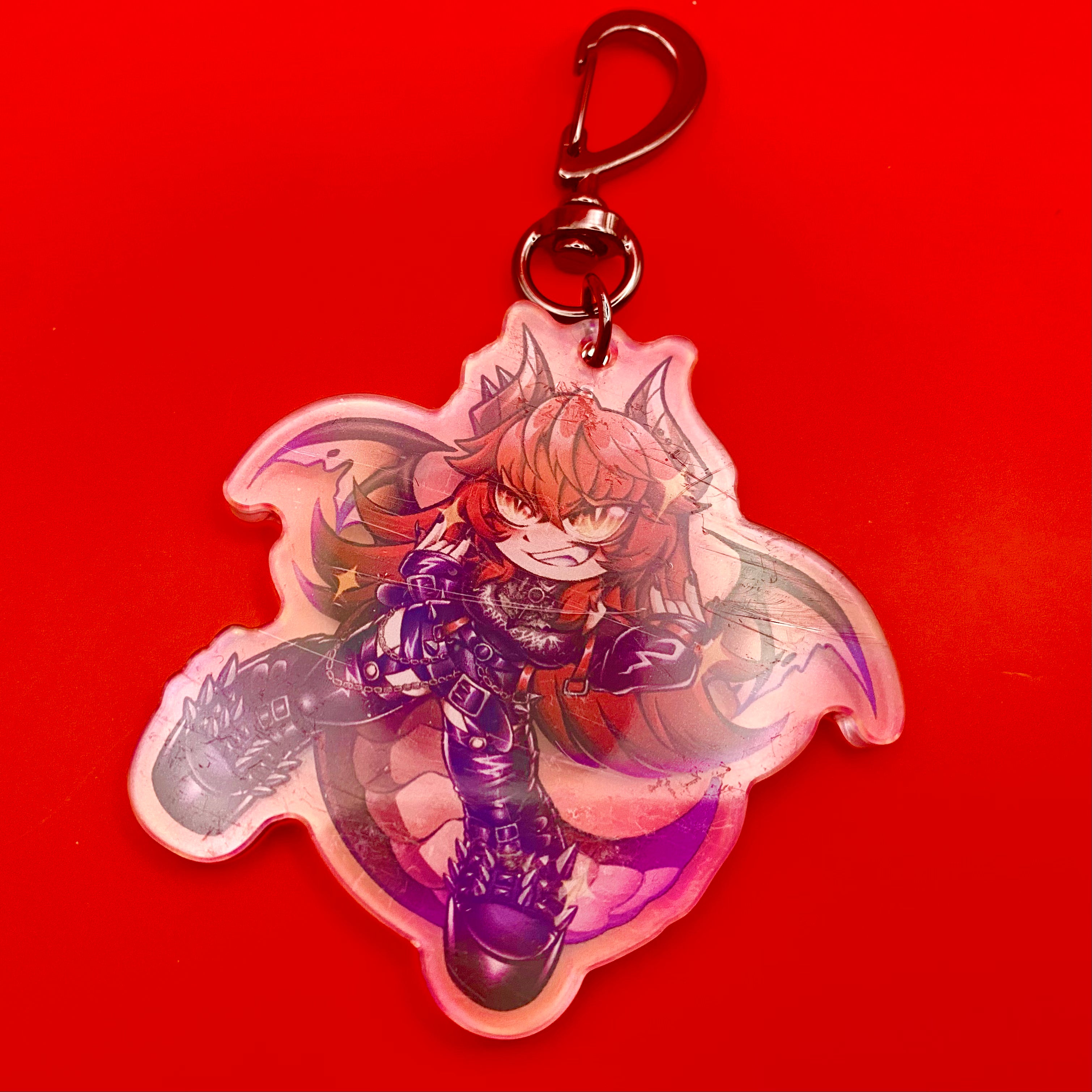 Zentreya Iridescent Holographic Keychain