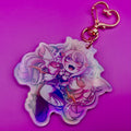 Ironmouse Iridescent Holographic Keychain
