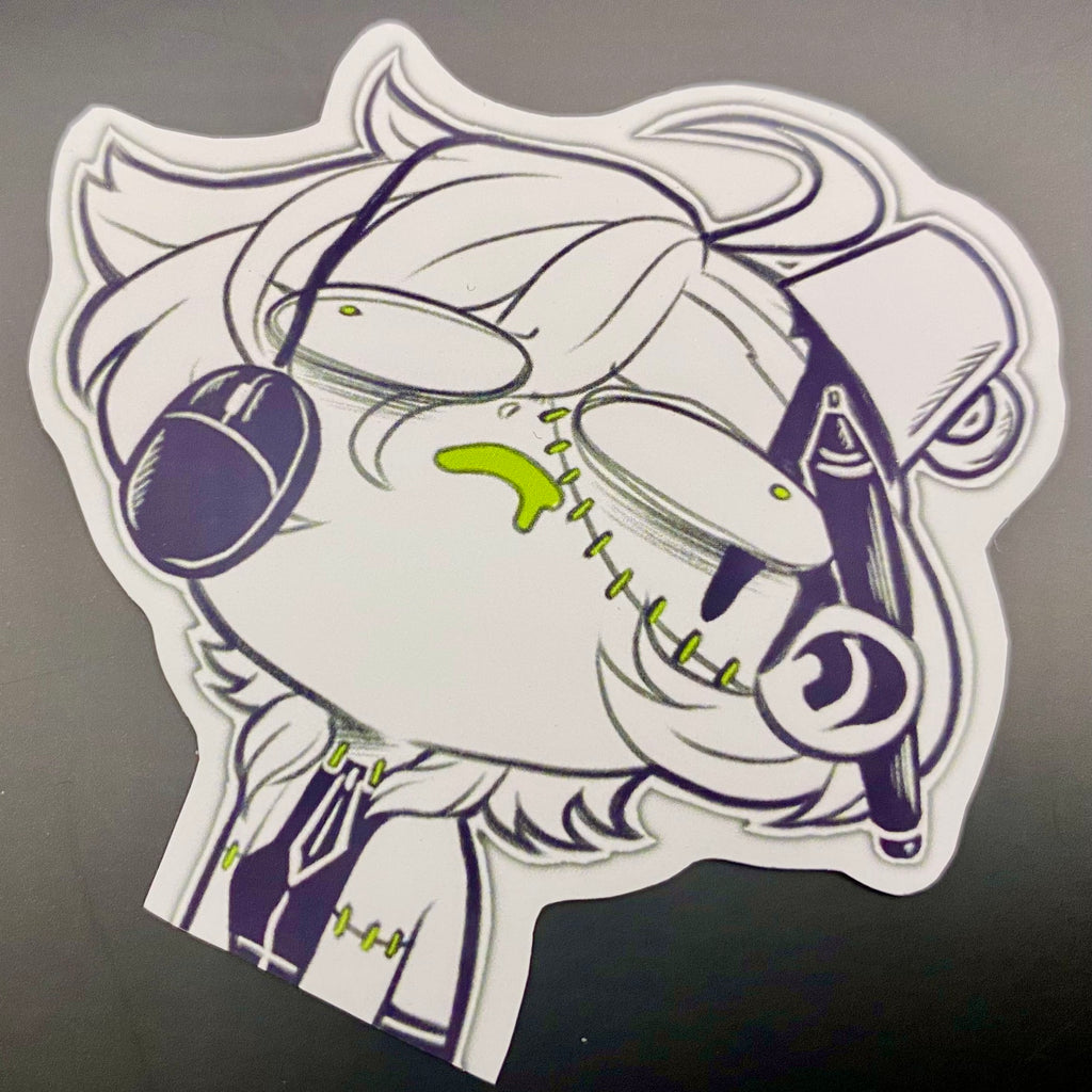 Tired Zungie Sticker