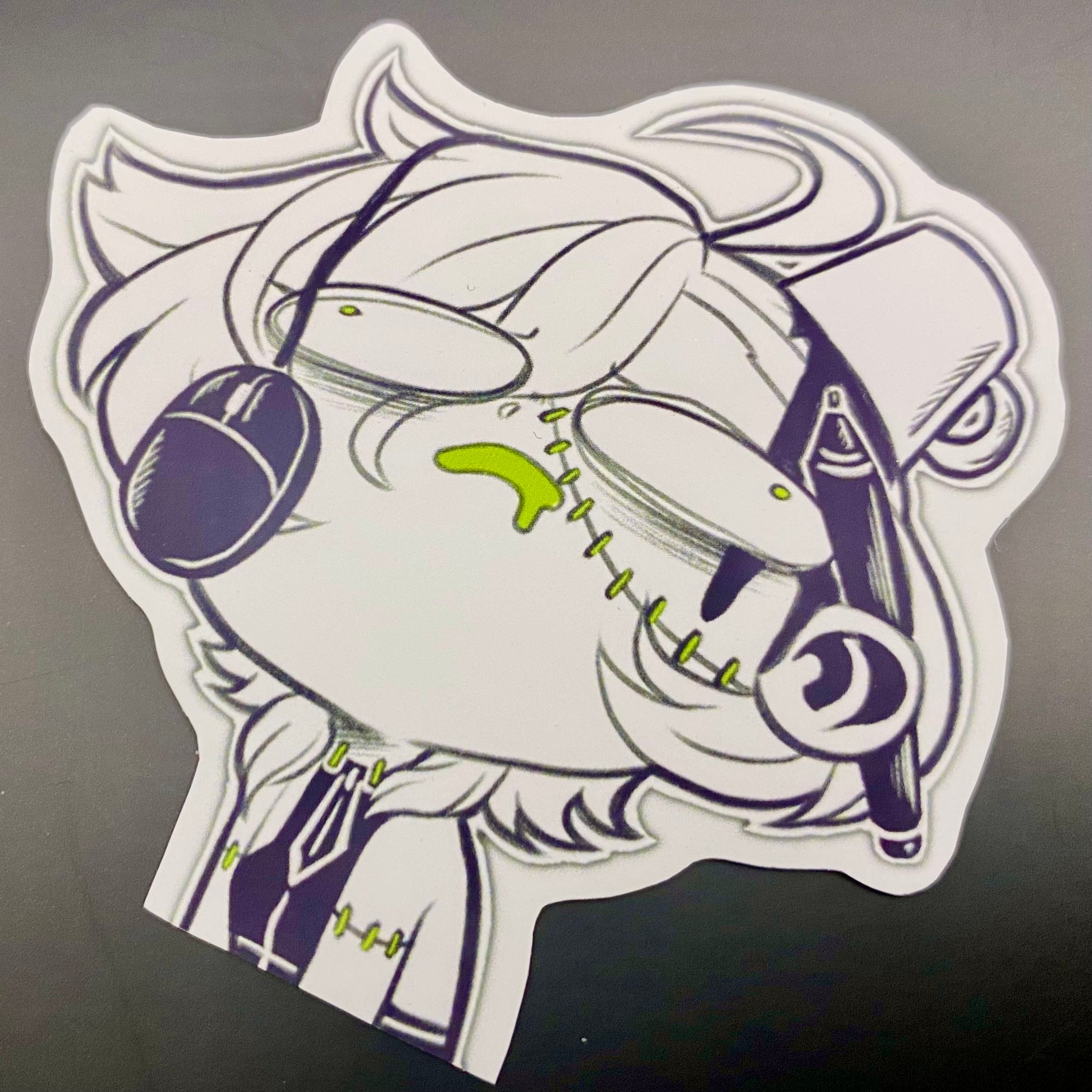 Tired Zungie Sticker