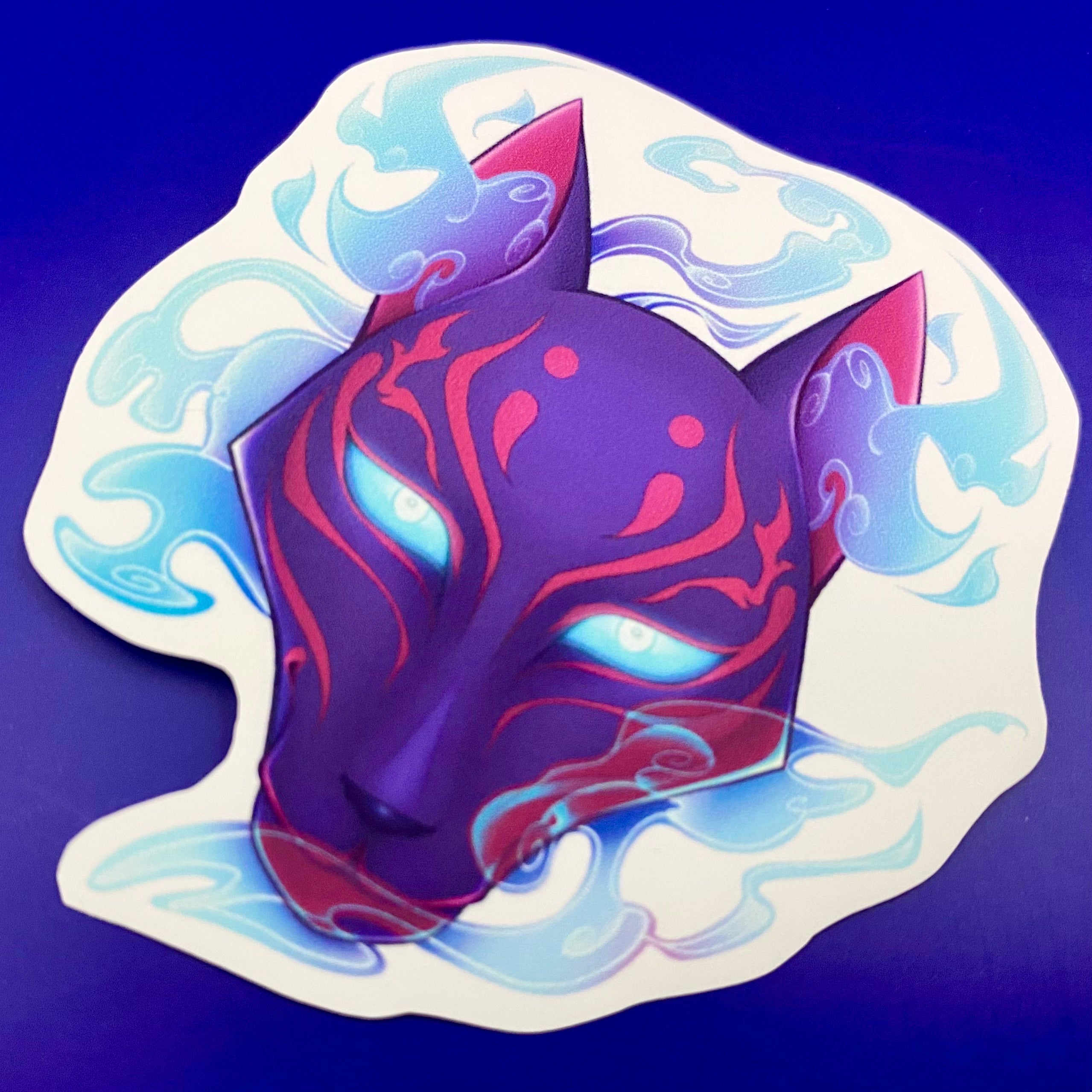 Fox Mask Sticker