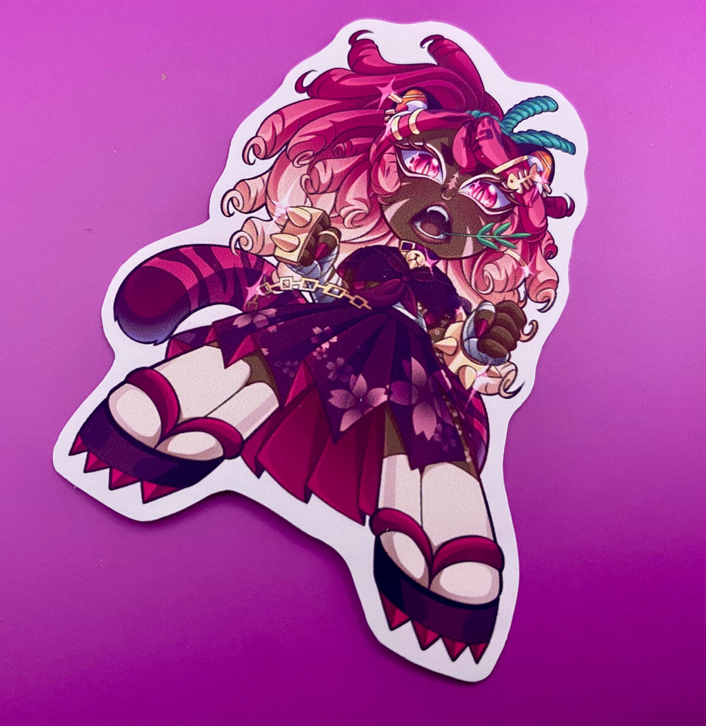 Mocha Taiga Sticker