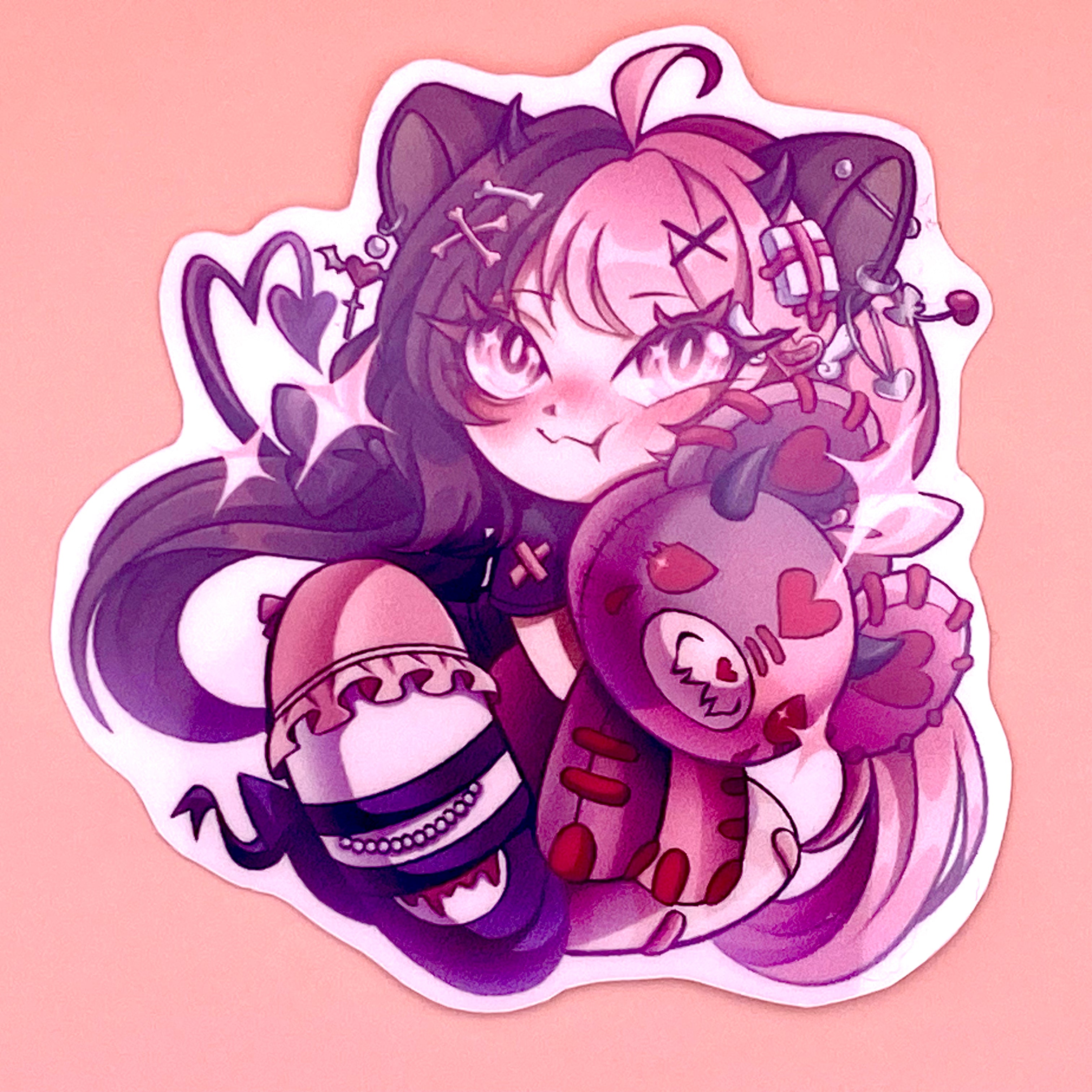 Lucky Akuma Sticker