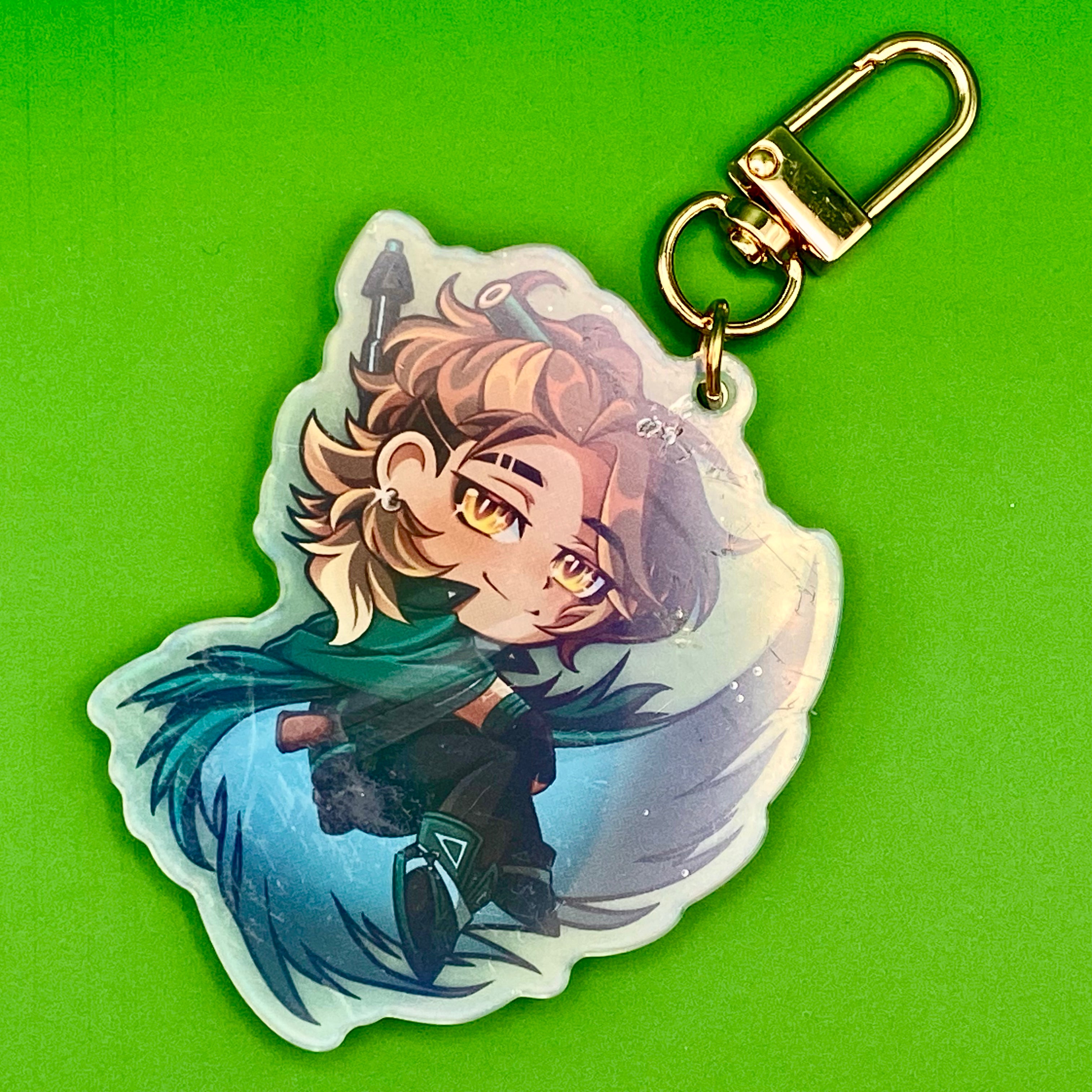 HOLOSTARS ARMIS Iridescent Holographic Keychain