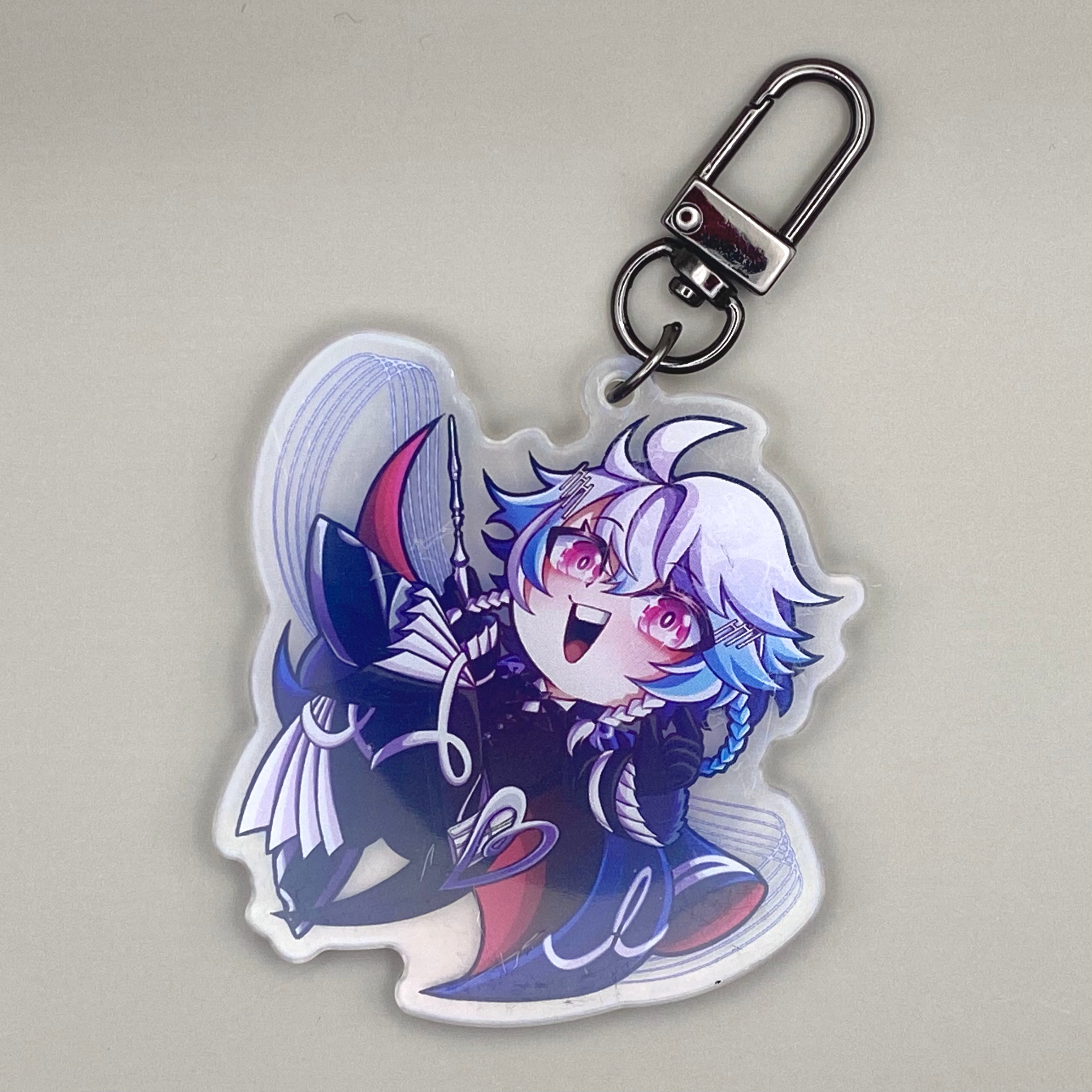 HOLOSTARS ARMIS Iridescent Holographic Keychain