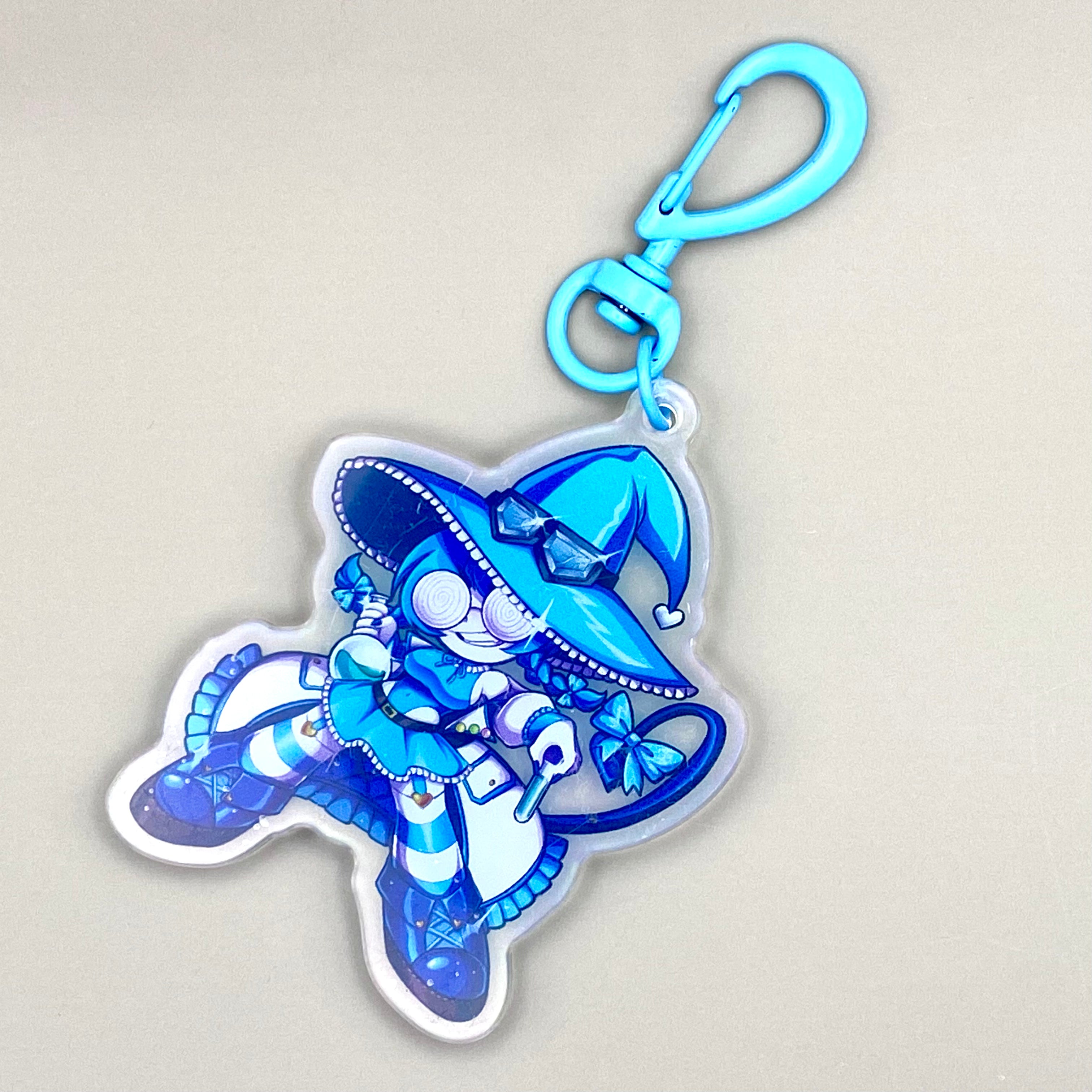 Yomi Quinnely Iridescent Holographic Keychain