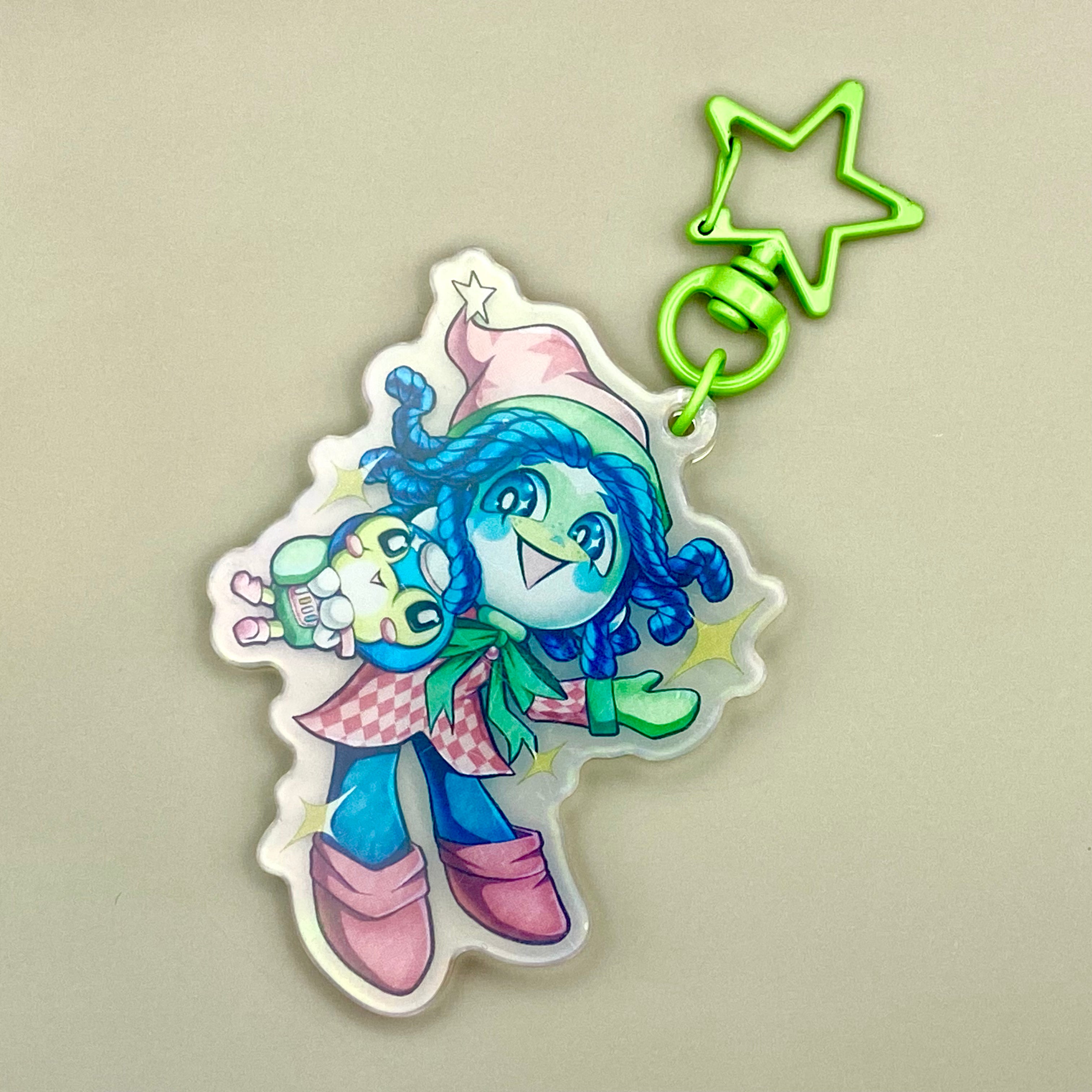 Alpine Showtime Iridescent Holographic Keychain