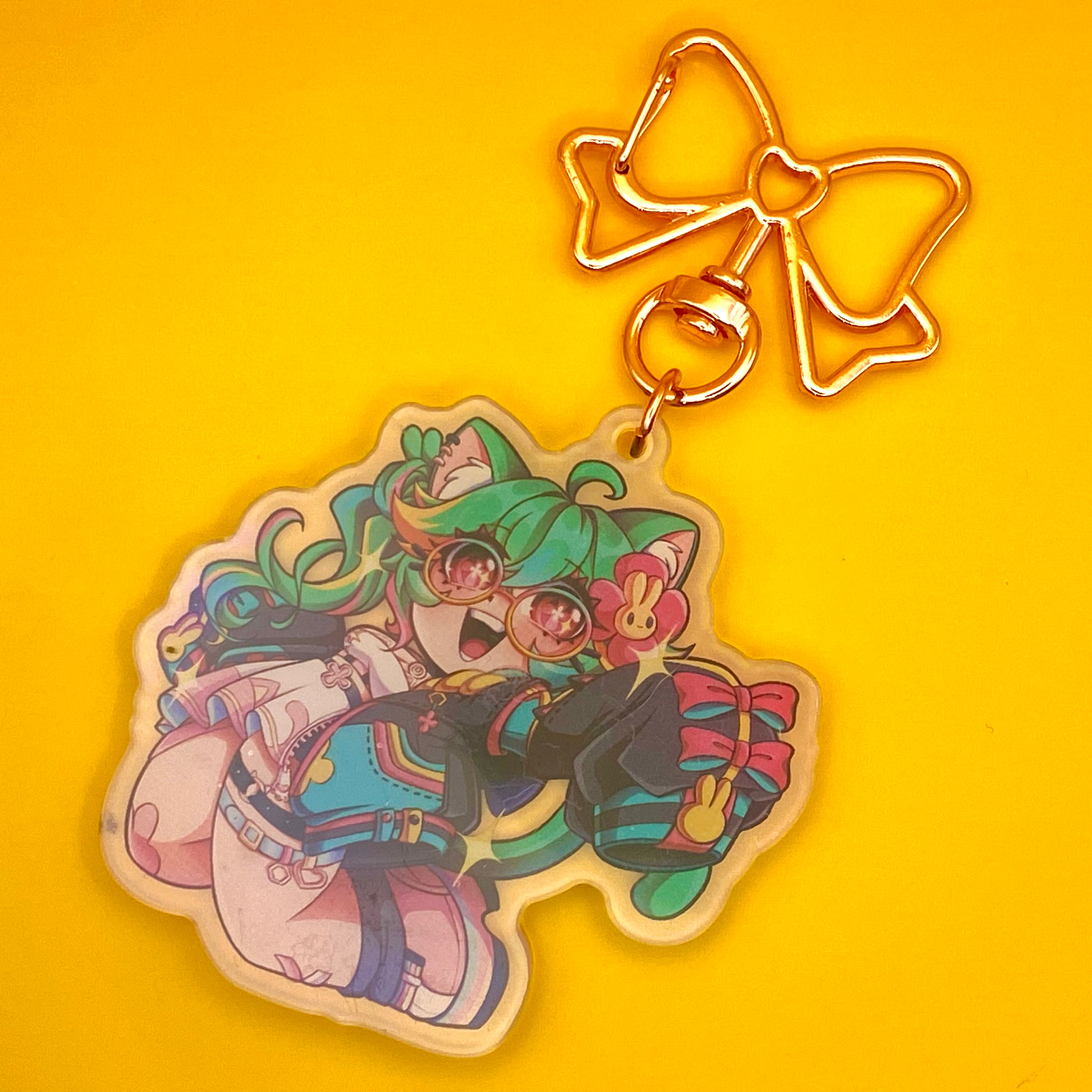 VCHIBAN Iridescent Holographic Keychain