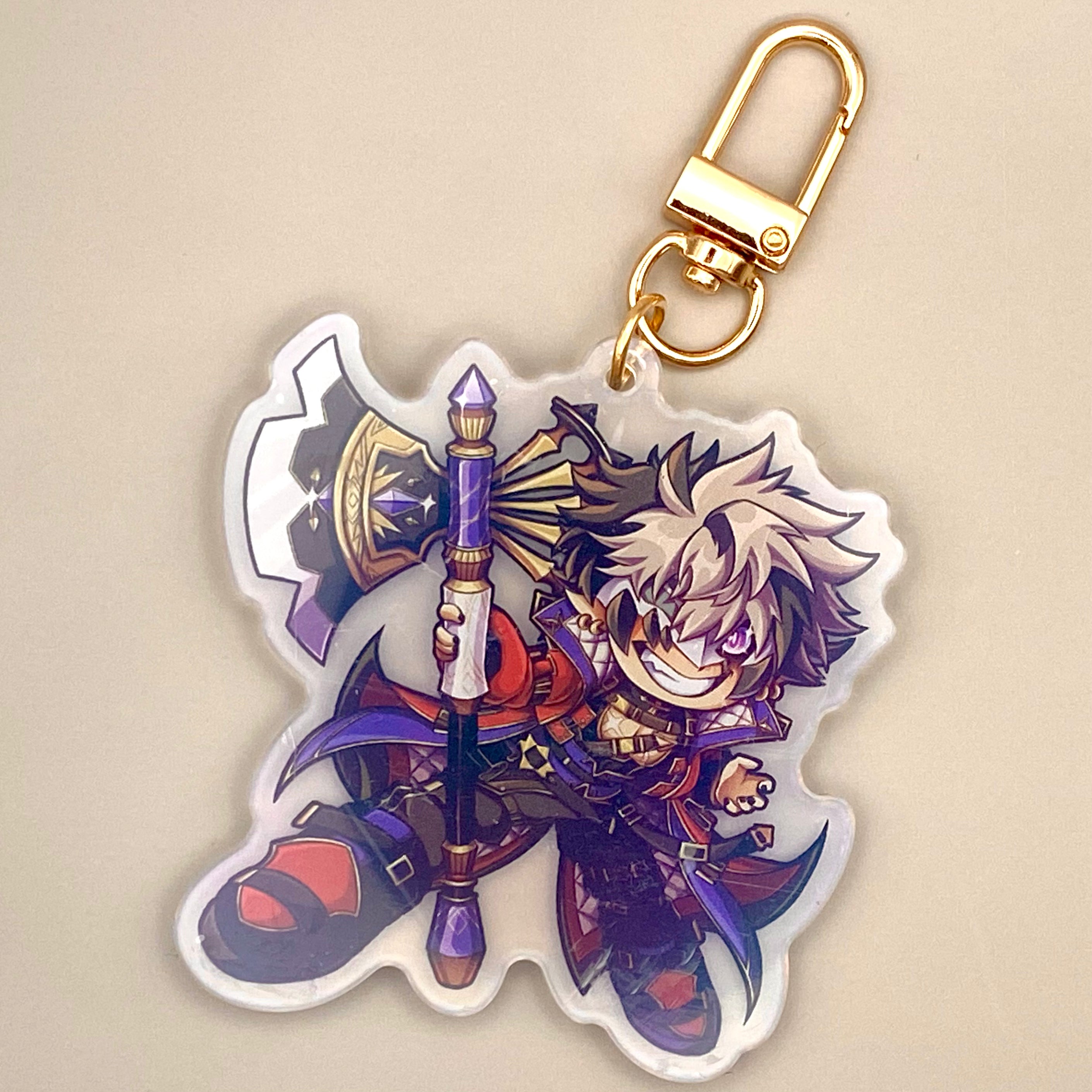 HOLOSTARS ARMIS Iridescent Holographic Keychain