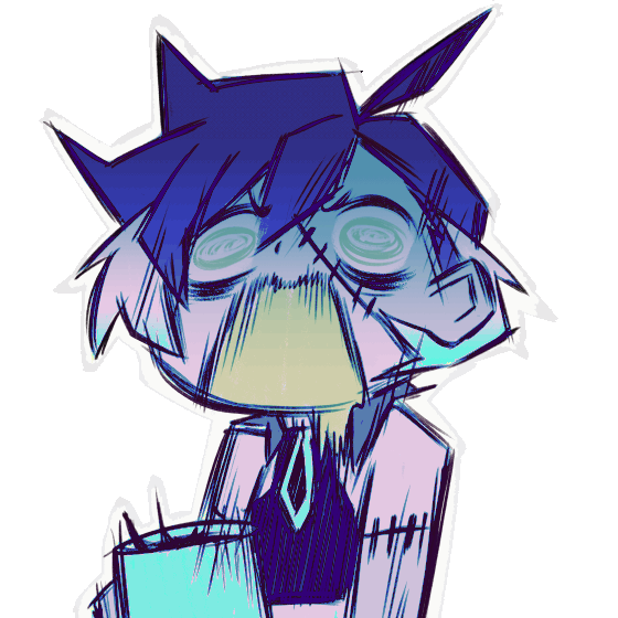 Freaked Out Zungie Sticker