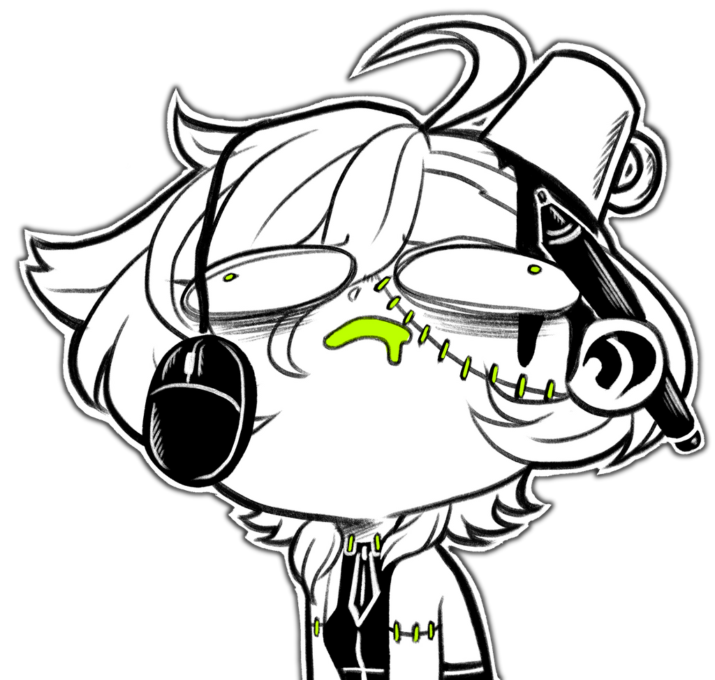 Tired Zungie Sticker