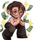 BBNO$ Sticker