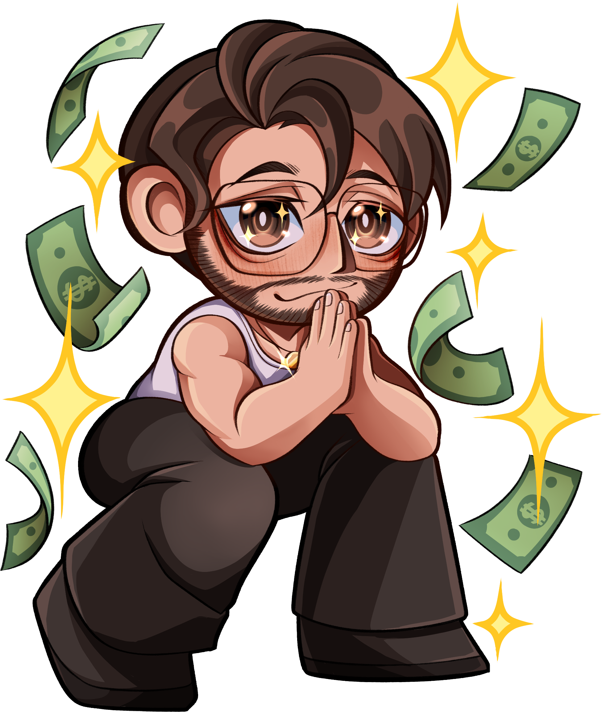 BBNO$ Sticker