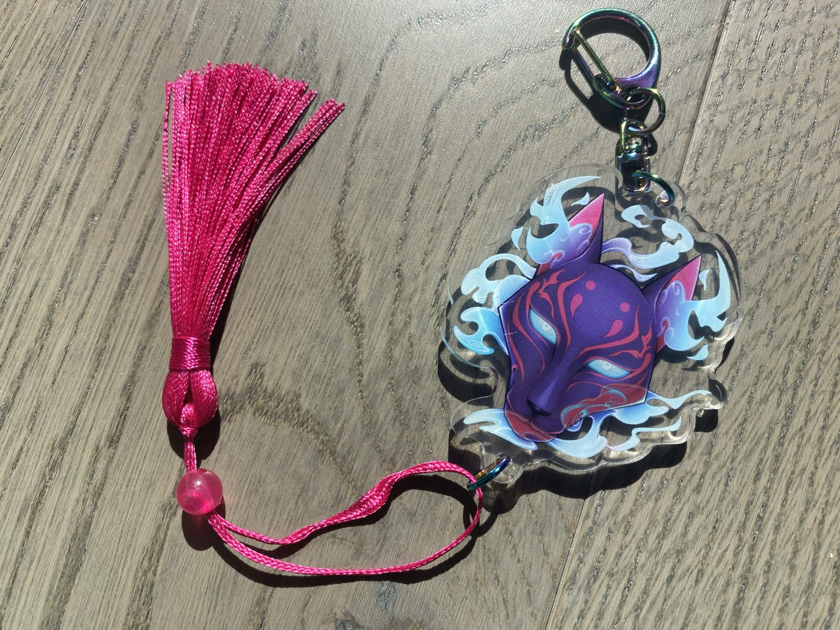 Fox Mask Keychain