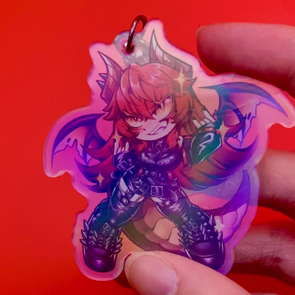 Zentreya Iridescent Holographic Keychain
