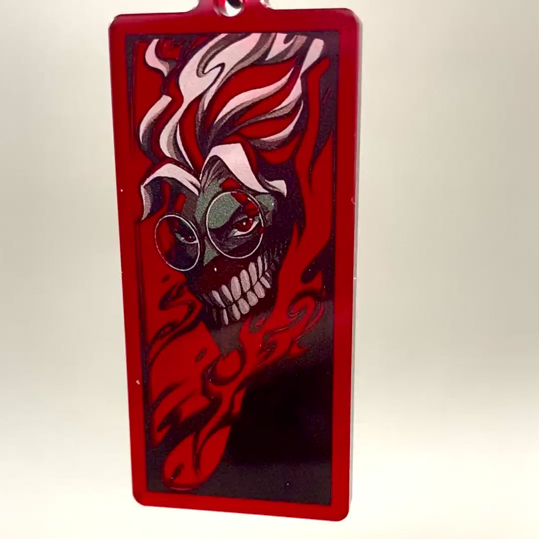 Okarun Translucent Keychain